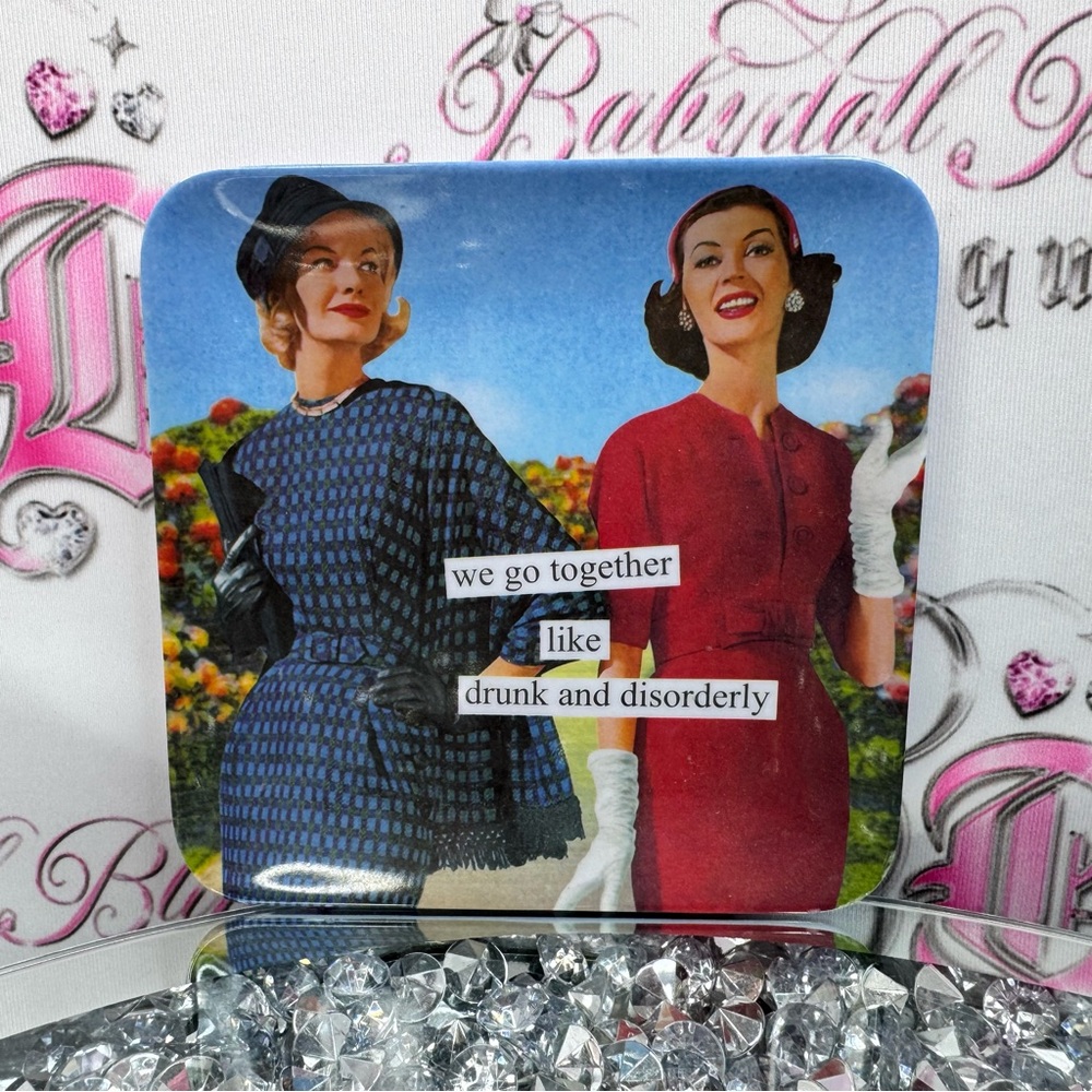 Anne taintor tray mini plate serve dish funny humour vintage retro pin up girl